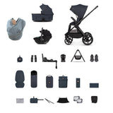 Hunter x Venicci Special Edition Upline 3 Travel System | Ultimate Bundle 4 in 1 Plus - Navy