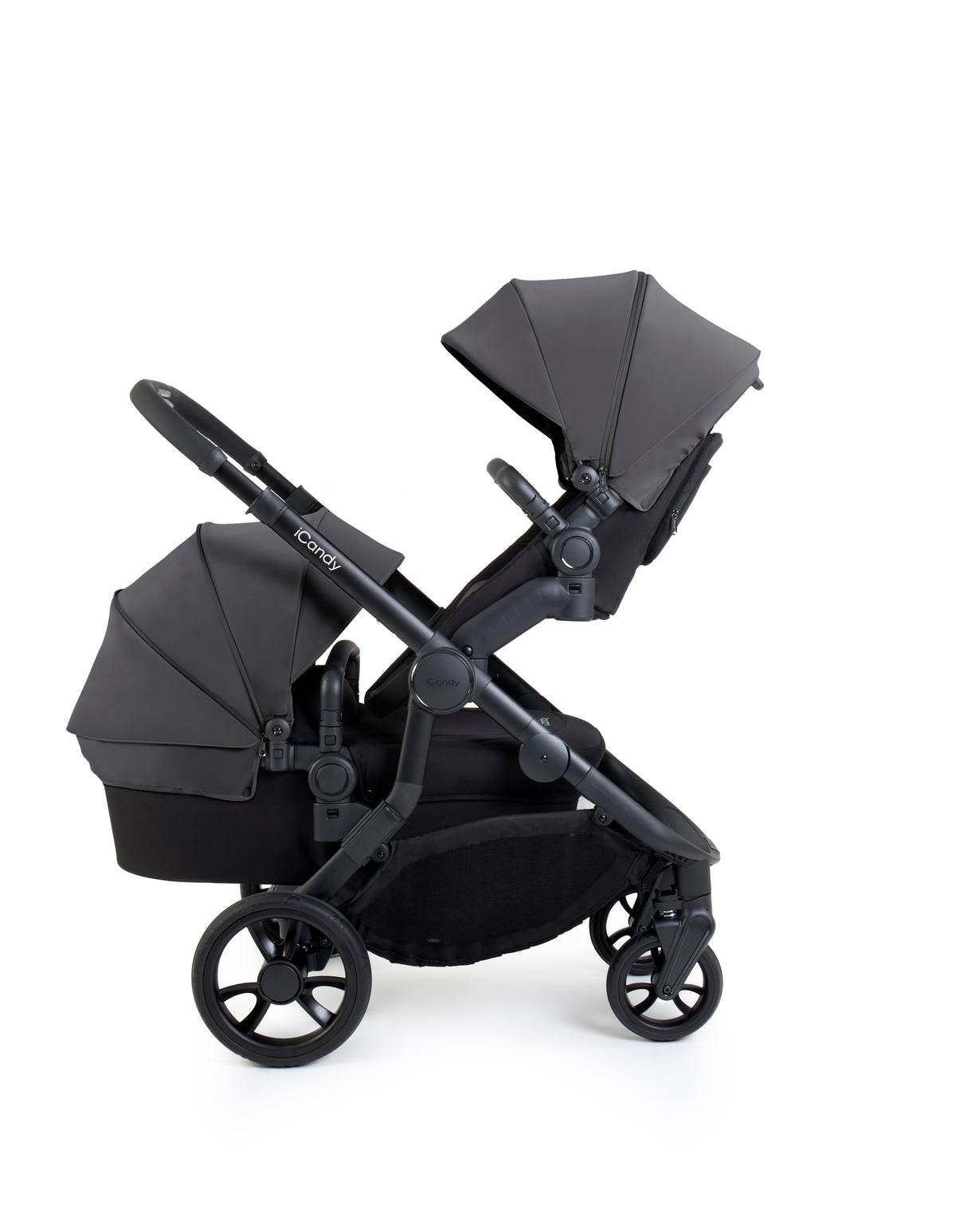 iCandy Orange 4 Complete Double Pushchair Bundle with Accessories - Fossil