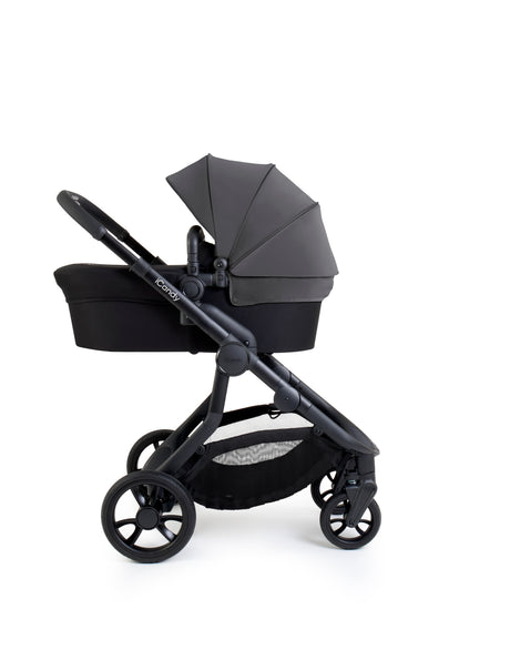 iCandy Orange 4 Single to Double Pushchair Bundle with Accessories - Fossil