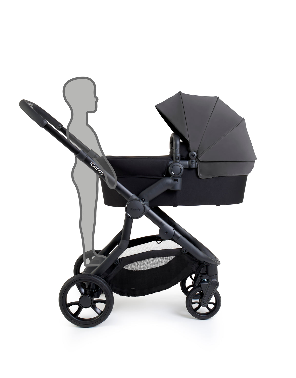 iCandy Orange 4 Complete Double Pushchair Bundle with Accessories - Fossil