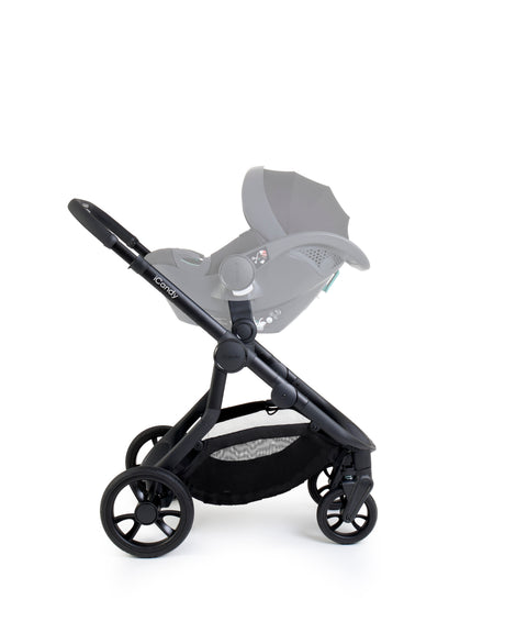 iCandy Orange 4 Single to Double Pushchair Bundle with Accessories - Fossil