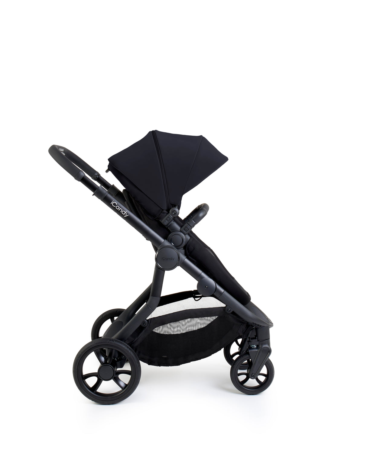 iCandy Orange 4 Complete Double Pushchair Bundle with Accessories - Black