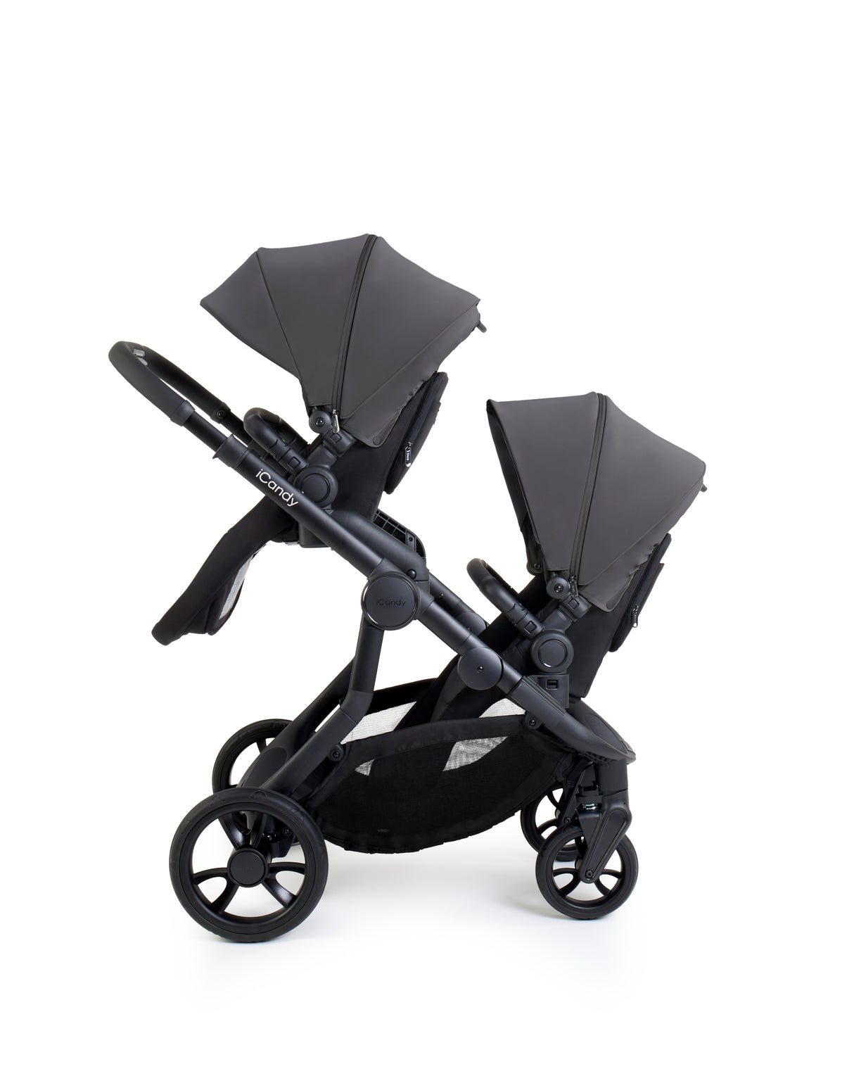 iCandy Orange 4 Complete Double Pushchair Bundle with Accessories - Fossil