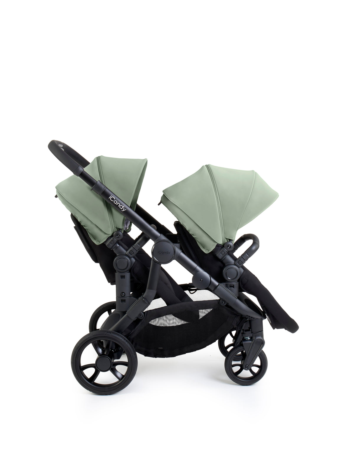iCandy Orange 4 Complete Double Pushchair Bundle with Accessories - Pistachio