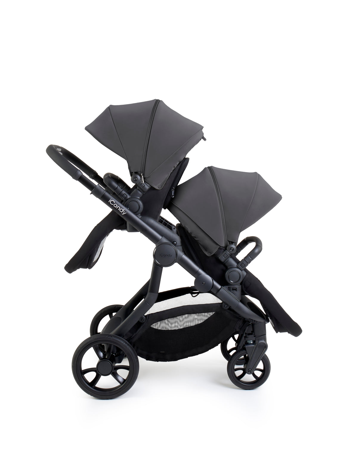 iCandy Orange 4 Complete Double Pushchair Bundle with Accessories - Fossil