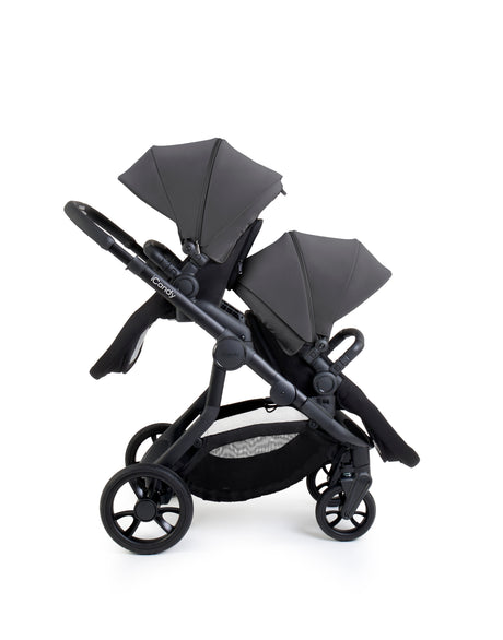 iCandy Orange 4 Complete Double Pushchair Bundle with Accessories - Fossil