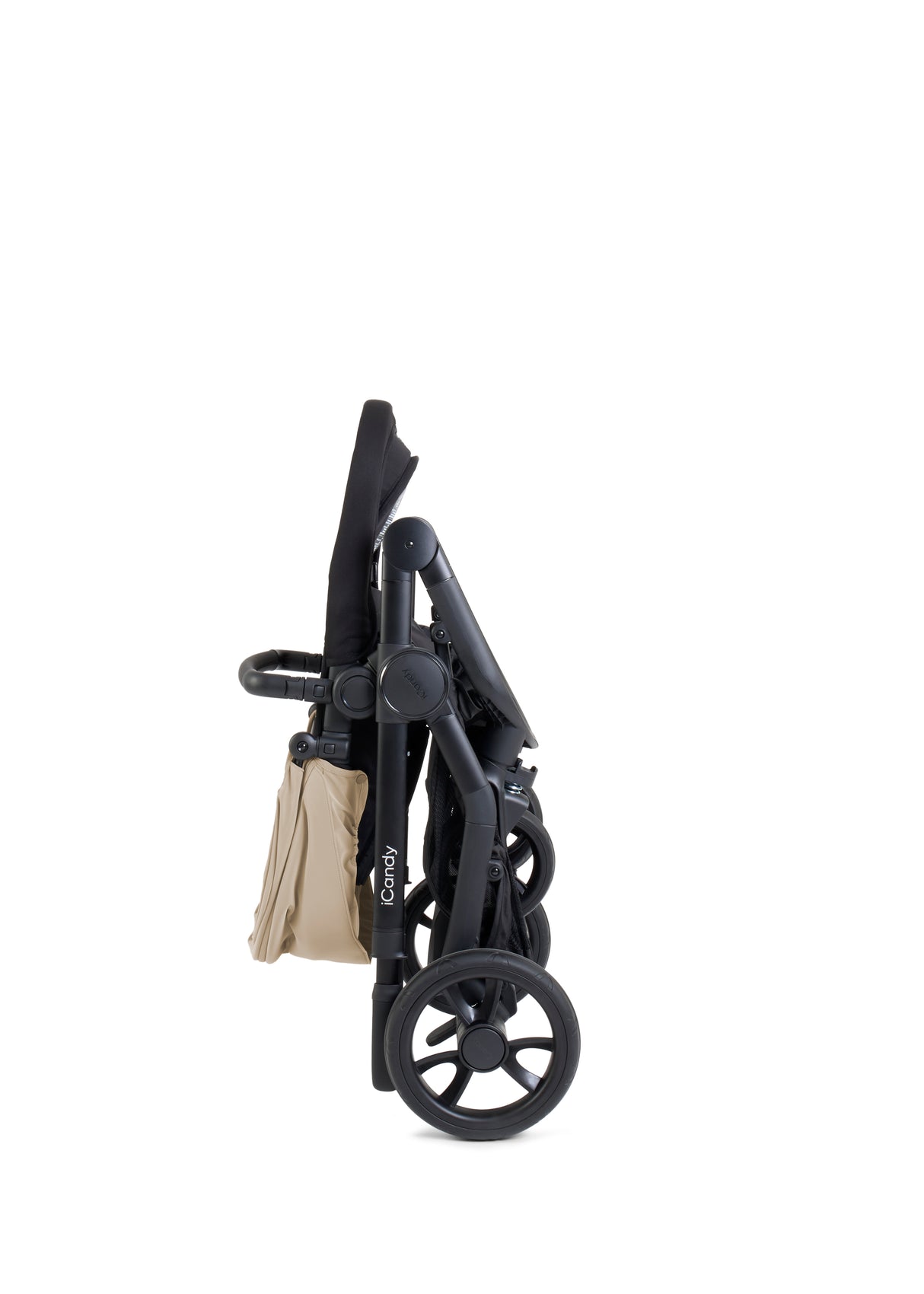 iCandy Orange 4 Complete Double Pushchair Bundle with Accessories - Latte