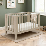 Babymore Iris Mini Cot Bed - Cashmere