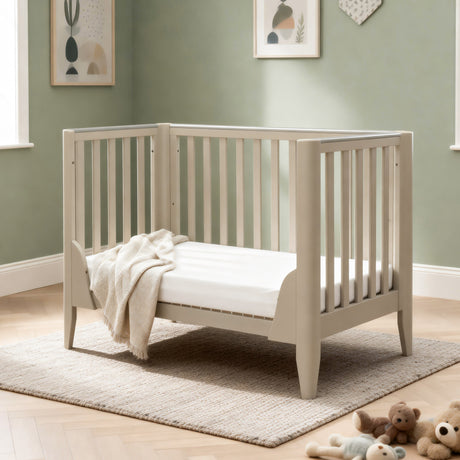 Babymore Iris Mini Cot Bed - Cashmere