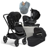 Joie Finiti Flex Travel Ready Bundle with i-Level Pro Car Seat and ISOFIX Base - Eclipse