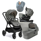 Joie Finiti Flex Travel Ready Bundle with i-Level Pro Car Seat and ISOFIX Base - Evergreen