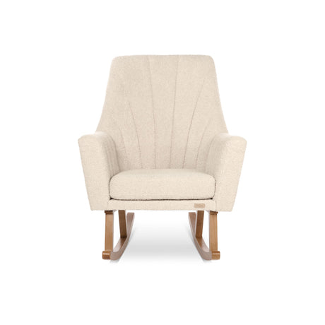 Tutti Bambini Jonah Luxe Rocking Chair and Foot Stool - Boucle Mushroom