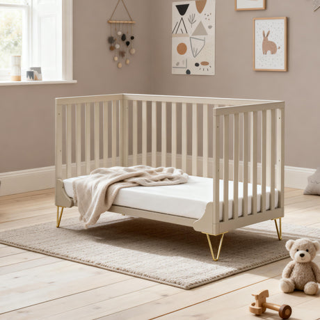 Babymore Kimi Mini Cot Bed – Cashmere