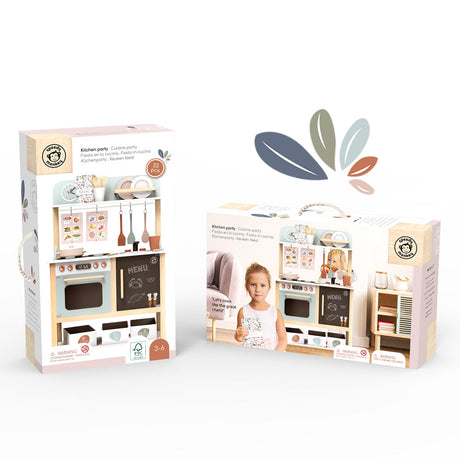 Speedy Monkey Wooden Kitchen with Accessories