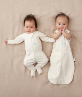 ergoPouch Organic All Year Swaddle Sleeping Bag | 1.0 Tog | 0-3 Months - Oatmeal