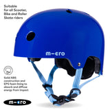Micro Scooters Children's Glossy Helmet | Small - Blue