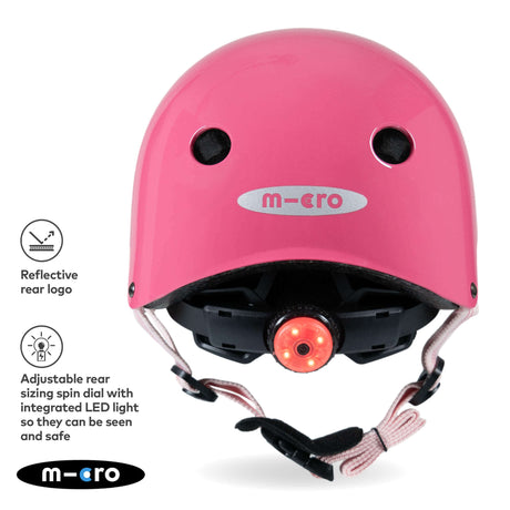 Micro Scooters Children's Glossy Helmet | Small - Pink