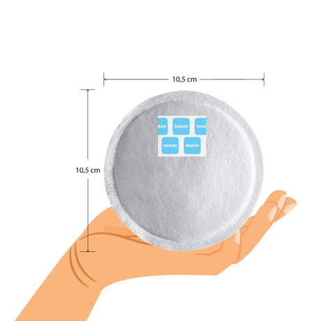 MAM Disposable Breathable Breast Pads - 30 Pack