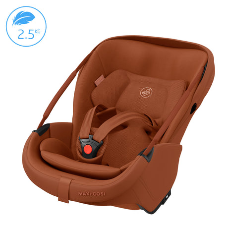 Maxi Cosi Coral Slide Pro Infant Car Seat & FamilyFix Slide Pro ISOFIX Base - Copper Terra