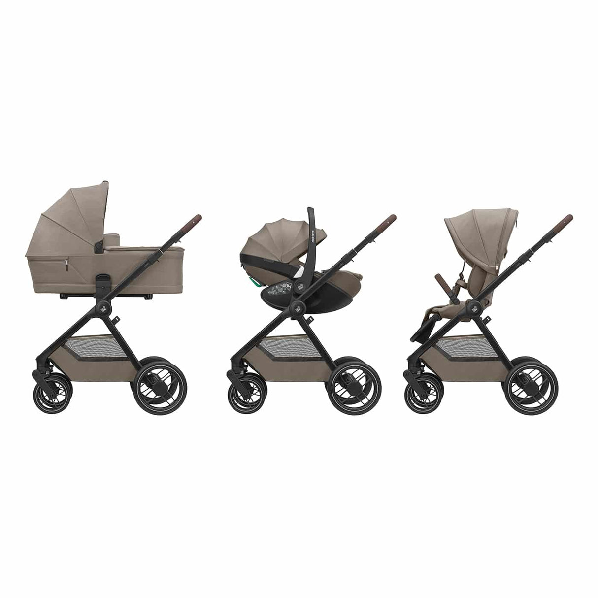 Maxi Cosi Oxford Essential Bundle with Accessories - Twillic Truffle