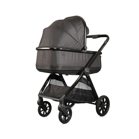 Mee-Go Cocoon Travel System with EVO Spin Car Seat and ISOFIX Base – Liquorice
