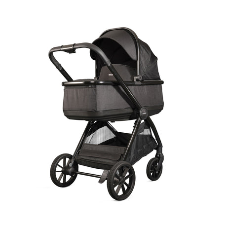 Mee-Go Cocoon Travel System with EVO Spin Car Seat and ISOFIX Base – Liquorice