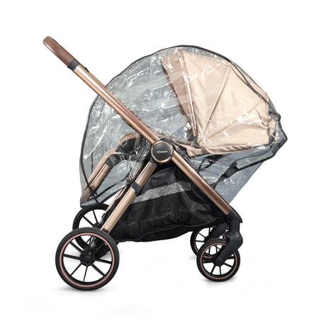 Mee-Go Cocoon Travel System with EVO Spin Car Seat and ISOFIX Base – Toffee