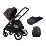 Mee-Go Cocoon Pushchair with Accessories - Liquorice