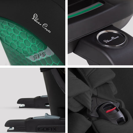 Silver Cross Motion 3 All Size 360 Car Seat - Iconic Black