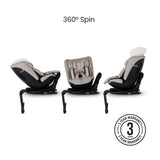 Silver Cross Motion 3 All Size 360 Car Seat - Natural Taupe