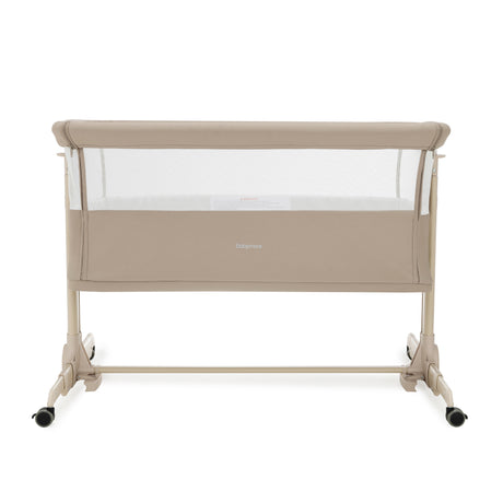 Babymore Neera Bedside Crib - Khaki