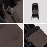 Silver Cross Nia Travel System with Glide 360 Plus Car Seat, ISOFIX Base & Accessories - Chocolate