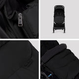 Silver Cross Nia Travel System with Glide 360 Plus Car Seat, ISOFIX Base & Accessories - Onyx