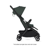 Silver Cross Nia Travel System with Glide 360 Plus Car Seat, ISOFIX Base & Accessories - Conifer