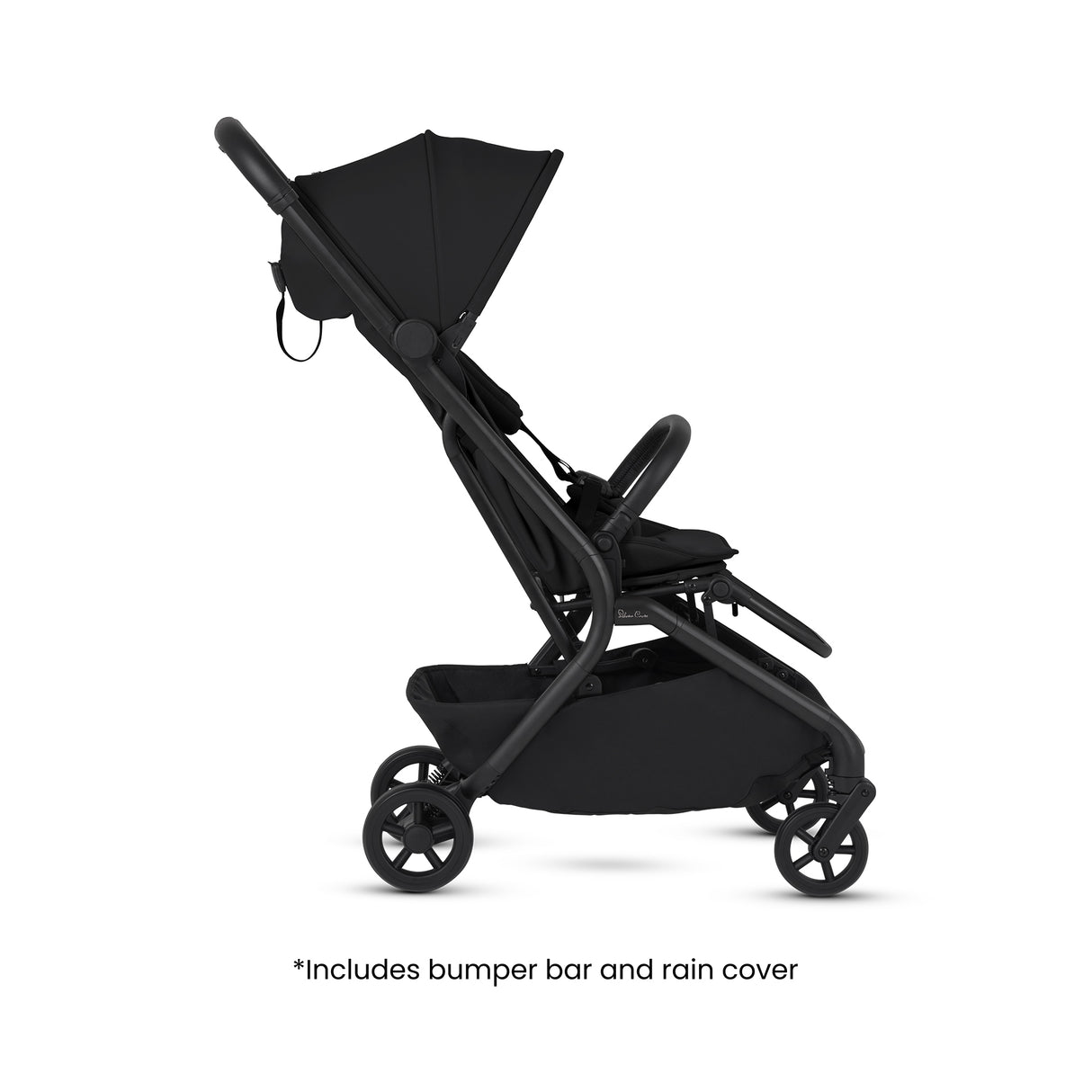 Silver Cross Nia Travel System with Glide 360 Plus Car Seat & ISOFIX Base - Onyx