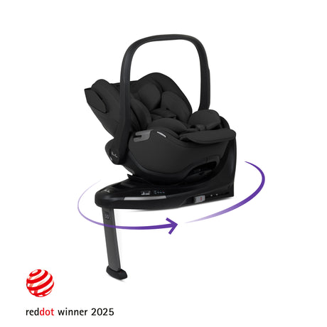 Silver Cross Nia Travel System with Glide 360 Plus Car Seat, ISOFIX Base & Accessories - Champagne
