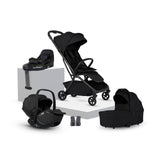 Silver Cross Nia Travel System with Glide 360 Plus Car Seat & ISOFIX Base - Onyx