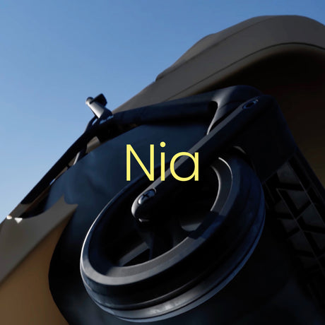 Silver Cross Nia Travel System with Glide 360 Plus Car Seat & ISOFIX Base - Onyx