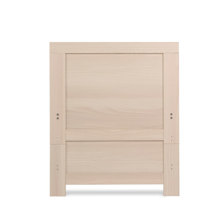 Obaby Nika 3 Piece Nursery Furniture Set with Cot Bed, Under Drawer, Dresser and Wardrobe - Aspen