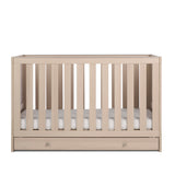 Obaby Nika 2 Piece Nursery Furniture Set with Cot Bed, Under Drawer and Dresser - Aspen