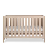 Obaby Nika 2 Piece Nursery Furniture Set with Cot Bed, Under Drawer and Dresser - Aspen