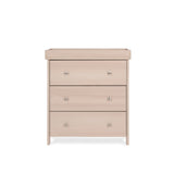 Obaby Nika 3 Piece Nursery Furniture Set with Cotbed, Dresser and Wardrobe - Aspen