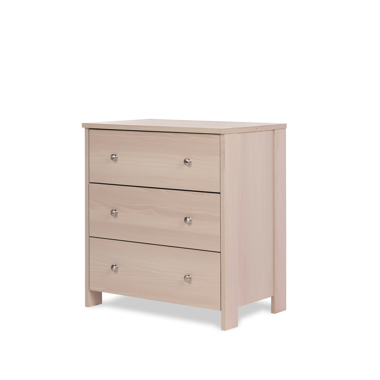 Obaby Nika 2 Piece Nursery Furniture Set with Cot Bed, Under Drawer and Dresser - Aspen