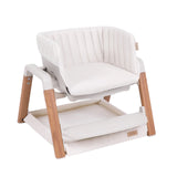 Tutti Bambini Nova Birth to 12 Years Complete Highchair Package - Scandinavian Walnut & Ecru