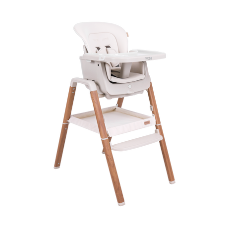 Tutti Bambini Nova Evolutionary 7-in-1 Highchair – Ecru & Scandinavian Walnut