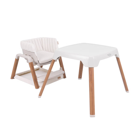 Tutti Bambini Nova Evolutionary 7-in-1 Highchair – Ecru & Scandinavian Walnut