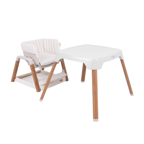 Tutti Bambini Nova Evolutionary 7-in-1 Highchair – Ecru & Scandinavian Walnut