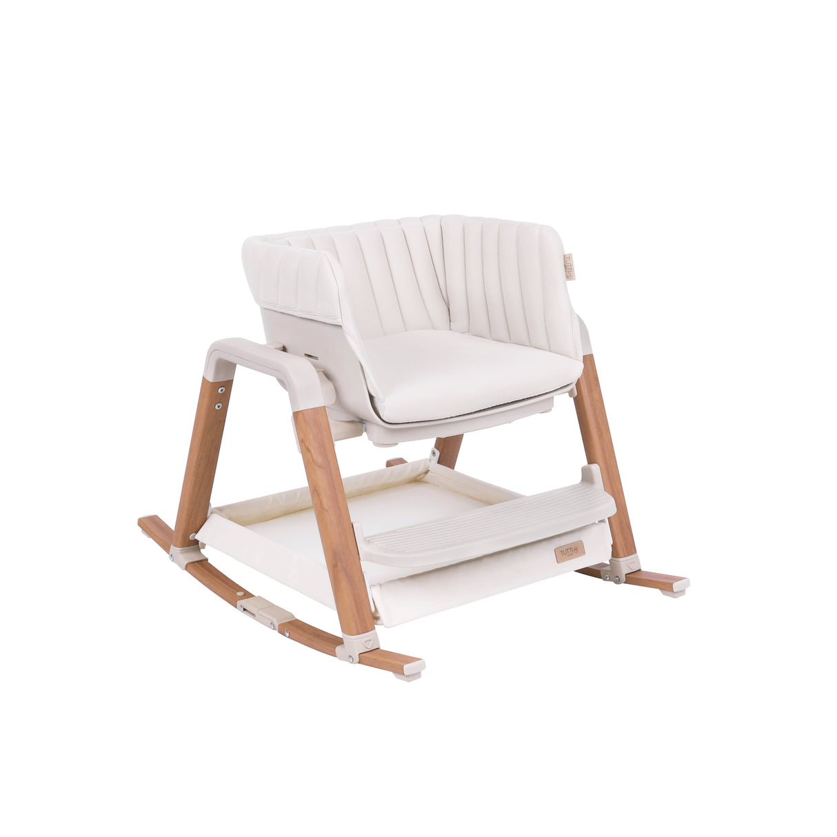 Tutti Bambini Nova Evolutionary 7-in-1 Highchair – Ecru & Scandinavian Walnut