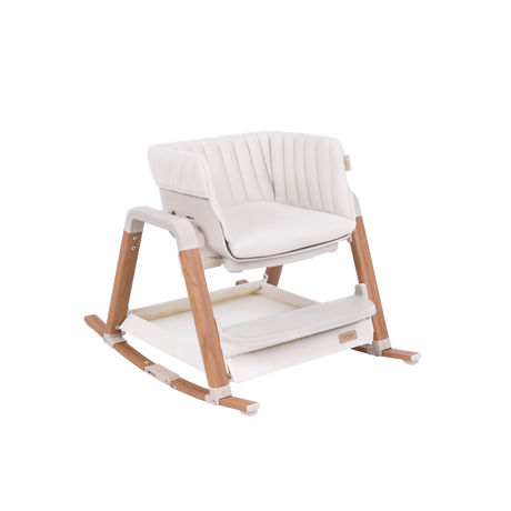 Tutti Bambini Nova Evolutionary 7-in-1 Highchair – Ecru & Scandinavian Walnut