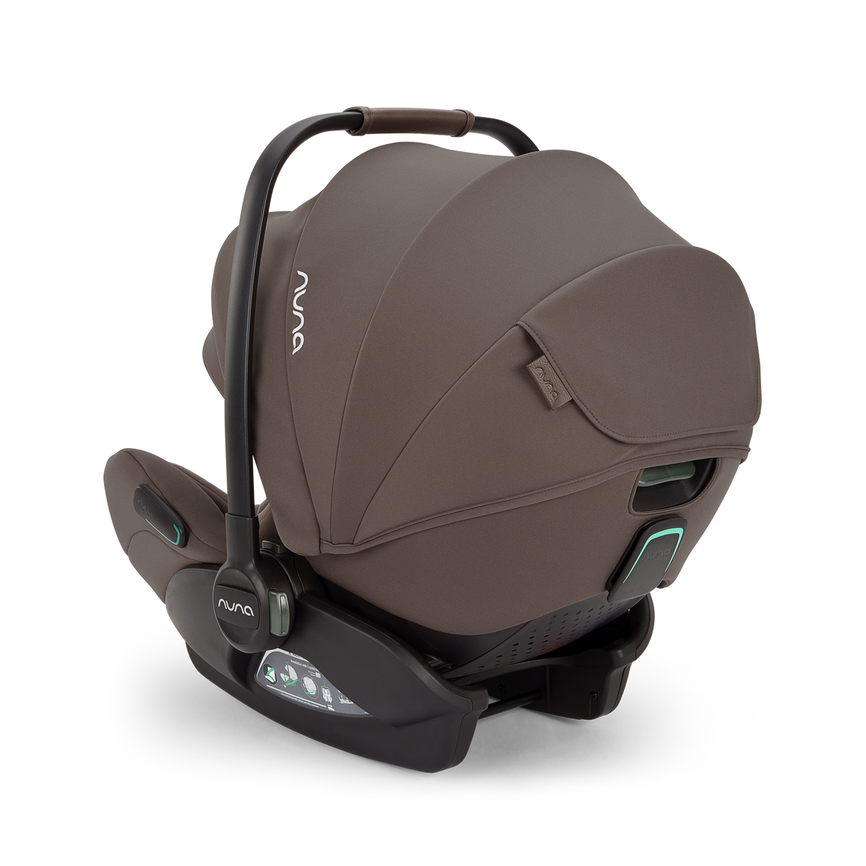 Nuna Mixx Next Travel System with ARRA Flex Car Seat & Curv ISOFIX Base - Chestnut